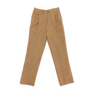 Ralph Lauren 100% wool honey brown high waisted trouser pants